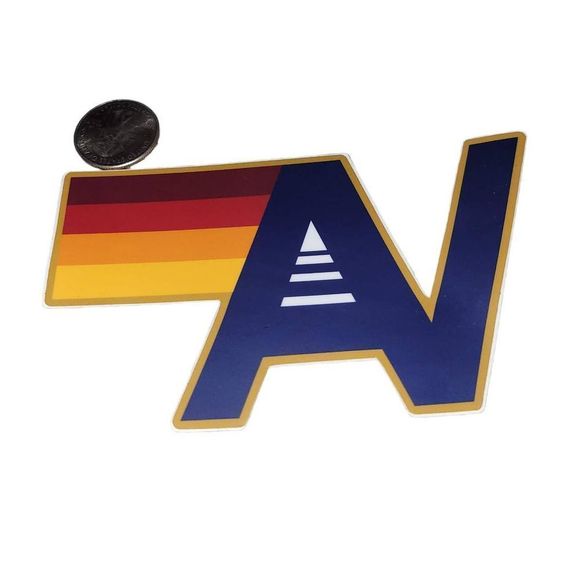 Aviator Nation Large Vinyl 5" Sticker - Picture 3 of 4